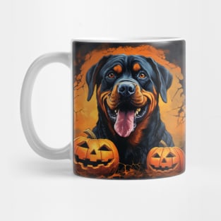 Rottweiler Halloween Design Mug